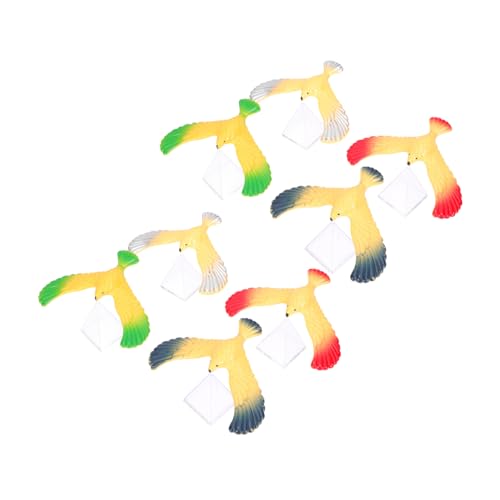 Supvox 8stücke Balancierender Vogel Spielzeugset Retro Gravitation Spielzeug Für Pädagogisches Balancing Bird Spielzeug Für Physik Und Wissenschaft Für Schreibtisch-Dekoration Und von Supvox