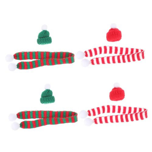 Supvox 8 Stück Teiliges Mini Strickmützen Schal Weinflaschen Weihnachtliche Flaschendeko Handgestrickte Mützen und Schals in Rot und Grün Festliche Flaschenkleidung für Weihnachtsfeiern Supvox 8 Stück Teiliges Mini Strickmützen Schal Weinflaschen Weihnachtliche Flaschendeko Handgestrickte Mützen und Schals in Rot und Grün Festliche Flaschenkleidung für Weihnachtsfeiern von Supvox