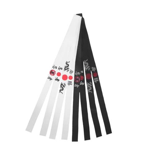 Supvox 8 Stück Teiliges Ninja Stirnband aus Weichem Verstellbarem Material Japanisches Samurai Design für Karate Geburtstagspartys Sport und Kreatives Rollenspiel von Supvox