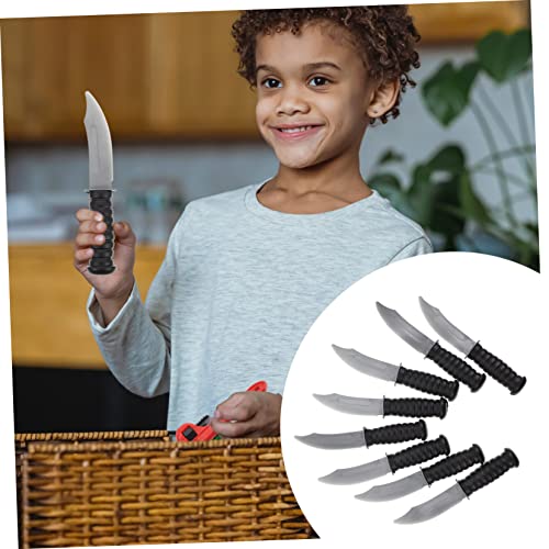 Supvox 8 Stück Teiliges Realistische Simulation Messer aus Kunststoff Halloween Requisiten für Kostümparty Sicherer Nachahmungs Cutter für Kreative Verkleidungen und Aprilscherze von Supvox
