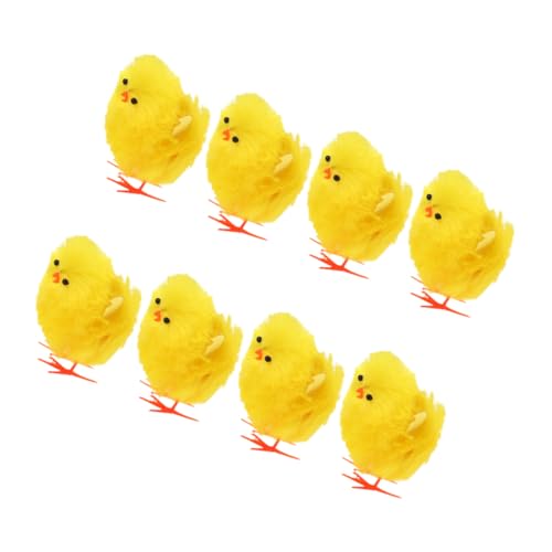 Supvox 8 Stück Teiliges Set Mini Plüschküken Gelbe Osterdeko aus Weichem Plüsch und Vielseitig für Bastelset DIY Osterkorb Tischdekoration Realistische Figuren Supvox 8 Stück Teiliges Set Mini Plüschküken Gelbe Osterdeko aus Weichem Plüsch und Vielseitig für Bastelset DIY Osterkorb Tischdekoration Realistische Figuren von Supvox