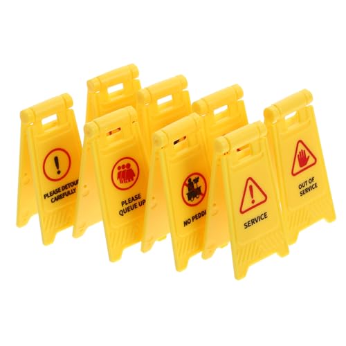 Supvox 8 Stück Teiliges Verkehrszeichen Realistische Miniatur Warnschilder aus Robustem Material Pädagogisches Baustellen für Rollenspiele und Verkehrserziehung Geeignet für Jungen und Supvox 8 Stück Teiliges Verkehrszeichen Realistische Miniatur Warnschilder aus Robustem Material Pädagogisches Baustellen für Rollenspiele und Verkehrserziehung Geeignet für Jungen und von Supvox