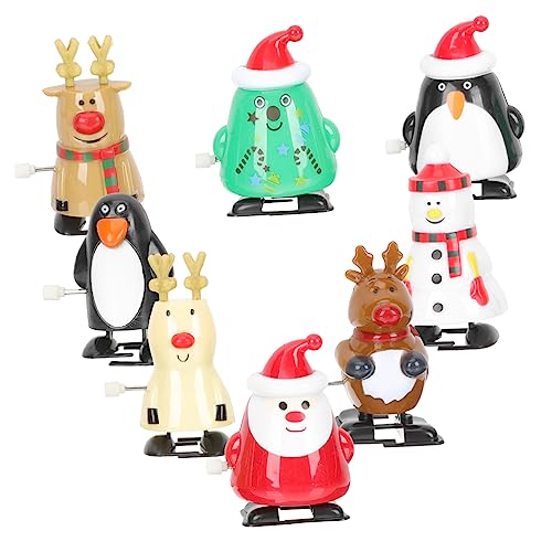 Supvox 8 Stück Teiliges Weihnachts Aufziehspielzeug mit Lustigen Figuren Leichtes Sicheres Material Kompakt und Handlich als und Dekoration für Weihnachten Supvox 8 Stück Teiliges Weihnachts Aufziehspielzeug mit Lustigen Figuren Leichtes Sicheres Material Kompakt und Handlich als und Dekoration für Weihnachten von Supvox
