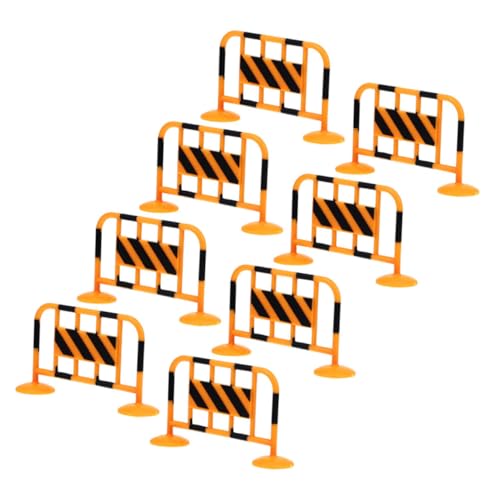 Supvox 8 Stück Verkehrszeichen Barrikade Szene Mini Für Kleines Straßenschild- Simulation Straßensperren Verkehrszeichen- Harz Orange Supvox 8 Stück Verkehrszeichen Barrikade Szene Mini Für Kleines Straßenschild- Simulation Straßensperren Verkehrszeichen- Harz Orange von Supvox