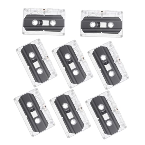Supvox 8 Stück leeres Band Audiokassetten Bandrekorder Kassettenklebebahn Kassettenrekorder Leere Kassette Kassettenmusik Musikkassetten Musikband Kassettenband leer Plastik Transparent Supvox 8 Stück leeres Band Audiokassetten Bandrekorder Kassettenklebebahn Kassettenrekorder Leere Kassette Kassettenmusik Musikkassetten Musikband Kassettenband leer Plastik Transparent von Supvox