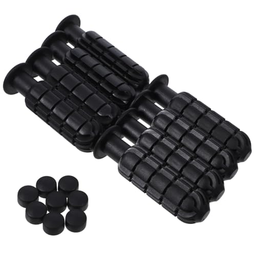 Supvox 8 Stücke Fußball Tisch Griffe Schwarz Pp Austauschbare Foosball Grip Foosball Griff Kunststoff Foosball Ersatz Griffe von Supvox