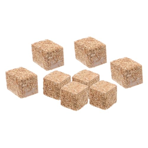 Supvox 8 Teiliges Heuhaufen Modell Miniatur Zubehör Party Wenig Heu Hohes Heu Für Dekoration Bauernhof Dekoratives Spiel Puppenhaus Soft Kit Outdoor Gras Künstliche Heuhaufen von Supvox