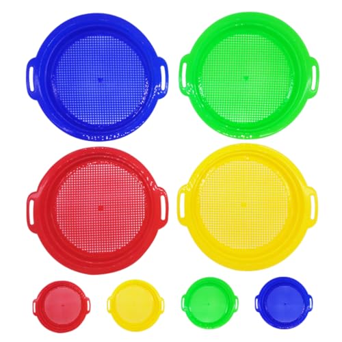 Supvox 8-Teiliges Set Sandsieb für den Strand sandspielzeug strandspielzeug Sand Sifter Sandfilter für den Strand kleines Sieb Strandsandsifter Plastik Supvox 8-Teiliges Set Sandsieb für den Strand sandspielzeug strandspielzeug Sand Sifter Sandfilter für den Strand kleines Sieb Strandsandsifter Plastik von Supvox