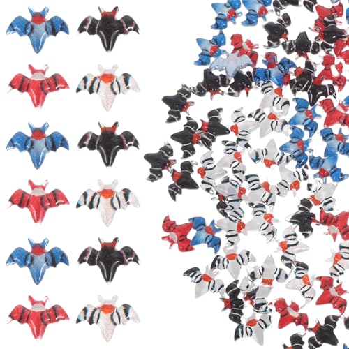 Supvox 80 Stück Cartoon Flat Backs für DIY Deko für Puppenhäuser und Mikro Landschaften Vielseitige Halloween Dekorationsaccessoires Schwarz Rot Blau und Weiß Supvox 80 Stück Cartoon Flat Backs für DIY Deko für Puppenhäuser und Mikro Landschaften Vielseitige Halloween Dekorationsaccessoires Schwarz Rot Blau und Weiß von Supvox