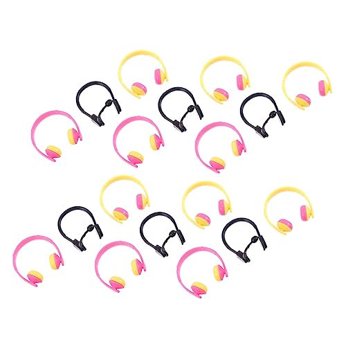 Supvox 80 Stück Mini Puppen Headset Deko Teilig Farbige Schwarze Kopfhörer für Kreative DIY Projekte Puppenzubehör Accessoires für Kinderpuppen Supvox 80 Stück Mini Puppen Headset Deko Teilig Farbige Schwarze Kopfhörer für Kreative DIY Projekte Puppenzubehör Accessoires für Kinderpuppen von Supvox