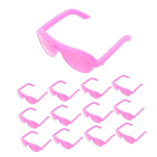 Supvox 80 Stück Mini Sonnenbrillen für Puppen Bastelzubehör für Puppenhaus und Kostüme aus Hochwertigem für Kreative Spiele und Verkleidungen von Supvox