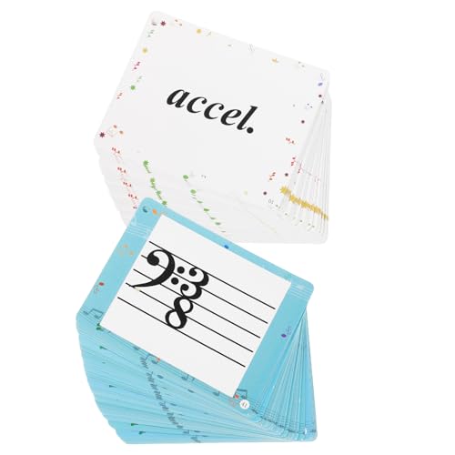 Supvox 80 Stück Musik Flashcards für Anfänger: Klavier Noten Theorie Flashkarten - Musik Bildung Zubehör für Zuhause, Schule, Reisen - Mehrfarbig, 10 x 8 cm Supvox 80 Stück Musik Flashcards für Anfänger: Klavier Noten Theorie Flashkarten - Musik Bildung Zubehör für Zuhause, Schule, Reisen - Mehrfarbig, 10 x 8 cm von Supvox