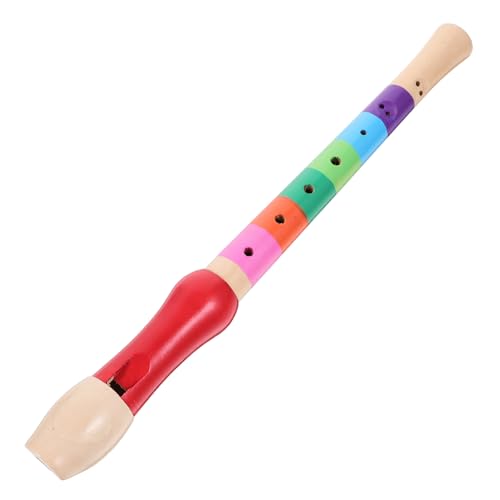 Supvox 8Loch Holzblockflöte Für Anfänger Sopran Recorder Mit Präzisem Abgerundete Kanten Für Sicheres Musikinstrument Der Musikalischen Früherziehung von Supvox