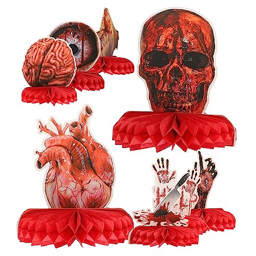 Supvox 8Stücke Halloween Honeycomb Decorations for Party Creepy Table Centerpieces Random Styles for Halloween Events and Themed Celebrations Supvox 8Stücke Halloween Honeycomb Decorations for Party Creepy Table Centerpieces Random Styles for Halloween Events and Themed Celebrations von Supvox