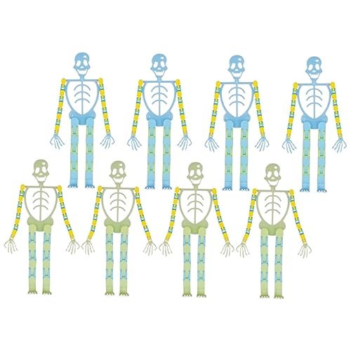 Supvox 8Stücke Halloween Skelett Dekorationen aus Gruselige Skelette für Halloween Party Deko Langlebiges für Zuhause Büro Bar und Spukhaus Supvox 8Stücke Halloween Skelett Dekorationen aus Gruselige Skelette für Halloween Party Deko Langlebiges für Zuhause Büro Bar und Spukhaus von Supvox
