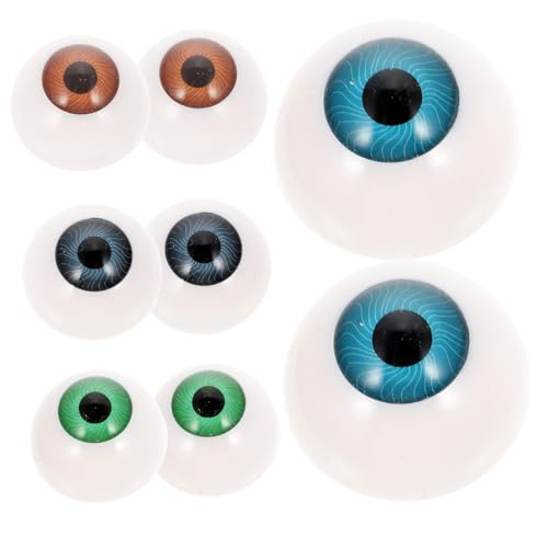 Supvox 8Stücke Hohle Augäpfel Puppenzubehör für Halloween Deko DIY Puppenaugen Zufälligen Farben für Bastelprojekte und Gruselige Party Accessoires Supvox 8Stücke Hohle Augäpfel Puppenzubehör für Halloween Deko DIY Puppenaugen Zufälligen Farben für Bastelprojekte und Gruselige Party Accessoires von Supvox