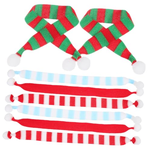 Supvox 8Stücke Mini Weihnachtsschals Für Puppen Dekorative Gefüllte Figuren Schals Vielseitig Einsetzbar Weihnachtsdeko Für Zuhause Verschiedene Designs Supvox 8Stücke Mini Weihnachtsschals Für Puppen Dekorative Gefüllte Figuren Schals Vielseitig Einsetzbar Weihnachtsdeko Für Zuhause Verschiedene Designs von Supvox
