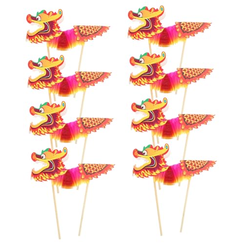 Supvox 8Stücke Teiliges Chinesischer Drachen Garland Requisiten Für Neujahrsfeier Handheld Dekorationen Kindergeburtstagsfeier Fotodekoration Für Freunde Supvox 8Stücke Teiliges Chinesischer Drachen Garland Requisiten Für Neujahrsfeier Handheld Dekorationen Kindergeburtstagsfeier Fotodekoration Für Freunde von Supvox