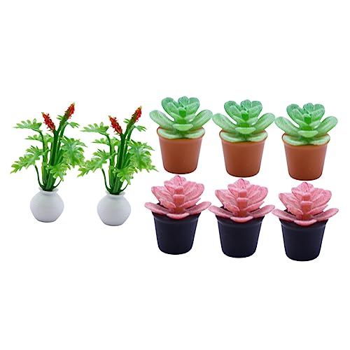 Supvox 8Stücke Teiliges Pflanzen Für Puppenhaus Künstliche Topfpflanzen Und Miniaturen Und Kreative Dekoration Kleinen Häusern Und Szenen Supvox 8Stücke Teiliges Pflanzen Für Puppenhaus Künstliche Topfpflanzen Und Miniaturen Und Kreative Dekoration Kleinen Häusern Und Szenen von Supvox