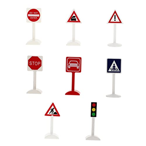 Supvox 8Stücke Verkehrszeichen Für Simulation Straßenverkehrszeichen Für Frühkindliche Bildung Für Rollenspiele Und Motorische Fähigkeiten Supvox 8Stücke Verkehrszeichen Für Simulation Straßenverkehrszeichen Für Frühkindliche Bildung Für Rollenspiele Und Motorische Fähigkeiten von Supvox