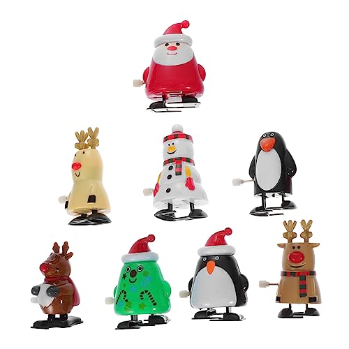 Supvox 8Stücke Weihnachten Aufziehspielzeug Kreative Figuren Für Witzige Wind Up Spielzeuge Verschiedenen Designs Party Und Goody Bags von Supvox