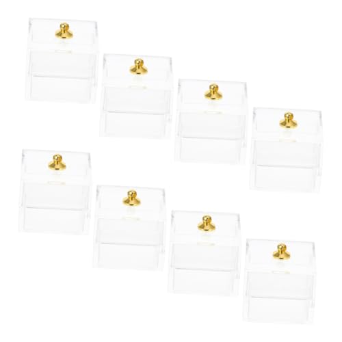 Supvox 8er-Packung Süßigkeiten-displaybox Mädchen Miniaturboxen Für Zubehör Für Puppenhäuser Miniaturmodelle Mini House Prop Mini-hausdekor-Accessoire Plastik Supvox 8er-Packung Süßigkeiten-displaybox Mädchen Miniaturboxen Für Zubehör Für Puppenhäuser Miniaturmodelle Mini House Prop Mini-hausdekor-Accessoire Plastik von Supvox