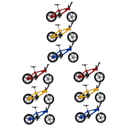 Supvox 9 Stck Mini Finger Bikes aus Langlebiger Legierung Leichtes Tragbares Fingerspielzeug zur Stressreduktion Glatte Oberfläche Geeignet für Fingerkoordination und Ferienspielzeug Supvox 9 Stck Mini Finger Bikes aus Langlebiger Legierung Leichtes Tragbares Fingerspielzeug zur Stressreduktion Glatte Oberfläche Geeignet für Fingerkoordination und Ferienspielzeug von Supvox