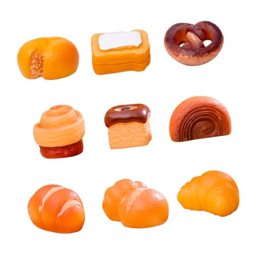 Supvox 9 Stück Brotkuchenmodell Dekorative Fake-Food-Requisite Gefälschter Nachtisch Mini-kuchenverzierung Gefälschtes Kuchenmodell Miniatur Vorgetäuschter Kuchen Harz Supvox 9 Stück Brotkuchenmodell Dekorative Fake-Food-Requisite Gefälschter Nachtisch Mini-kuchenverzierung Gefälschtes Kuchenmodell Miniatur Vorgetäuschter Kuchen Harz von Supvox