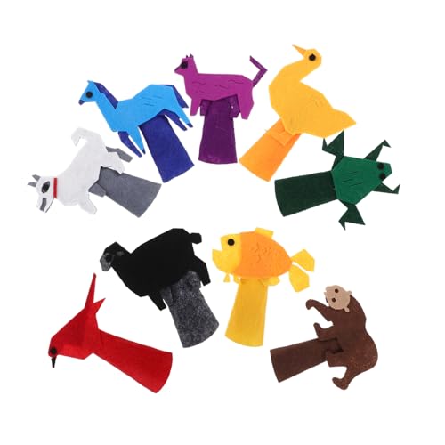 Supvox 9 Stück Cartoon Animal Puppet Fingerpuppe Fingerspielzeug Kleinkindspielzeug Filztierhandpuppen Tierpuppen für tierische Handpuppe Puppe realistisch Fingertierpuppen gefühlt Supvox 9 Stück Cartoon Animal Puppet Fingerpuppe Fingerspielzeug Kleinkindspielzeug Filztierhandpuppen Tierpuppen für tierische Handpuppe Puppe realistisch Fingertierpuppen gefühlt von Supvox