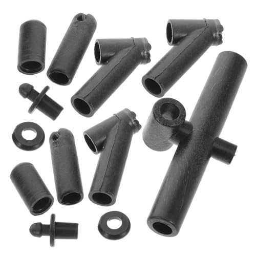 Supvox 9 Stück Drachenzubehör Kite Machen Vorräte Outdoor-Kite-zubehör DIY Drachen Für Handwerksprojektzubehör Werkzeuge Zur Drachenherstellung Plastik Black von Supvox