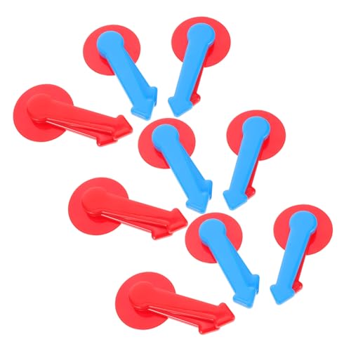 Supvox 9 Stück Teiliges Kunststoff Pfeilzeiger Drehbar Langlebig Ersatz für Brettspiele Geeignet für DIY Spiele Klassenzimmeraktivitäten und Interaktives Lernen von Supvox