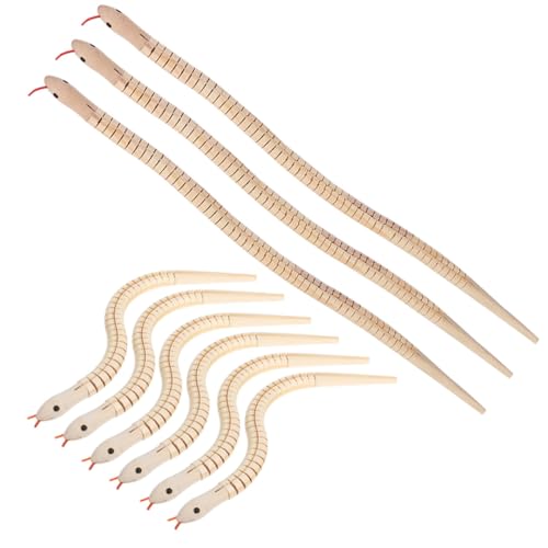 Supvox 9 Stück Teiliges Naturbelassene Flexible Holzschlangen Bemalbare Kindgerechte Holzspielzeuge mit Glatter Oberfläche Schadstofffrei für DIY Kreativspaß Party Geburtstagsdeko Supvox 9 Stück Teiliges Naturbelassene Flexible Holzschlangen Bemalbare Kindgerechte Holzspielzeuge mit Glatter Oberfläche Schadstofffrei für DIY Kreativspaß Party Geburtstagsdeko von Supvox