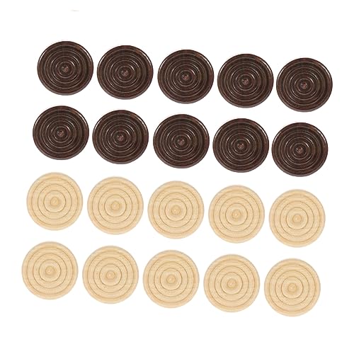 Supvox 96 Stück Teiliges aus Holz Runde Spielsteine für Schach und Dame Bildungsspielzeug für Hochwertige Verarbeitung Leicht und Tragbar Fördert Logisches und Kreativität Supvox 96 Stück Teiliges aus Holz Runde Spielsteine für Schach und Dame Bildungsspielzeug für Hochwertige Verarbeitung Leicht und Tragbar Fördert Logisches und Kreativität von Supvox