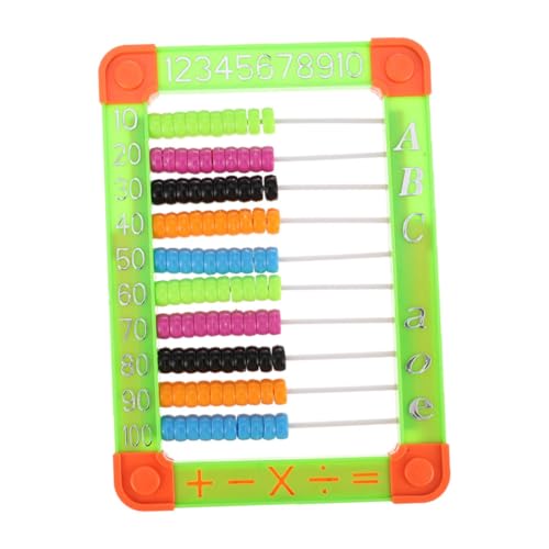 Supvox Abacus für Lernspielzeug zur Frühen Mathematischen Leicht und Tragbar mit Bunten Perlen Kognitives für Jungen und Mädchen Zufällige Farbe Supvox Abacus für Lernspielzeug zur Frühen Mathematischen Leicht und Tragbar mit Bunten Perlen Kognitives für Jungen und Mädchen Zufällige Farbe von Supvox