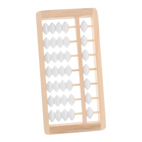 Supvox Abakus aus Holz Foto-Requisiten-Abakus Holzabakus für Babys Boho-Kleinkind- Mini-Abakus für Fotos Matheperlen für Kleinkinder ästhetisches Montessori- hölzern Weiß Supvox Abakus aus Holz Foto-Requisiten-Abakus Holzabakus für Babys Boho-Kleinkind- Mini-Abakus für Fotos Matheperlen für Kleinkinder ästhetisches Montessori- hölzern Weiß von Supvox