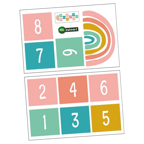 Supvox Abnehmbare Kinderzimmer Bodenaufkleber Zahlenmuster PVC Selbstklebend Spielteppich Aufkleber Für Spiel und Lernbereiche Im Schlafzimmer Und Kindergarten Supvox Abnehmbare Kinderzimmer Bodenaufkleber Zahlenmuster PVC Selbstklebend Spielteppich Aufkleber Für Spiel und Lernbereiche Im Schlafzimmer Und Kindergarten von Supvox