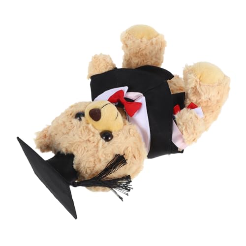 Supvox Abschluss Bär Plüsch Tier mit Doktorhut und Abschlusskleidung Süßes Kuscheltier für Graduierung Dekoration und für Abschlusspartys Farblich Abgestimmter Bär Supvox Abschluss Bär Plüsch Tier mit Doktorhut und Abschlusskleidung Süßes Kuscheltier für Graduierung Dekoration und für Abschlusspartys Farblich Abgestimmter Bär von Supvox