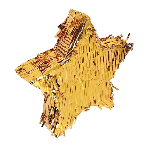 Supvox Aluminiumfolie Stern Pinata Kindergeburtstag Party Füllbar mit Süßigkeiten und Kleinen Geschenken Große Dekoration für Kindergeburtstag von Supvox