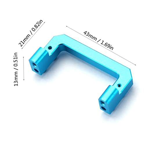 Supvox Aluminiumlegierung Metall Halterung für Rc Crawler Auto Ersatzteil Blau Langlebig Verschleißfest Zubehör zur Fahrzeugaufrüstung Supvox Aluminiumlegierung Metall Halterung für Rc Crawler Auto Ersatzteil Blau Langlebig Verschleißfest Zubehör zur Fahrzeugaufrüstung von Supvox