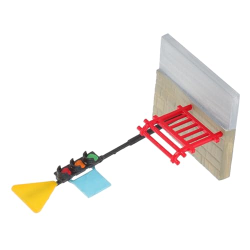 Supvox Mini Straßenlaterne Modell Junge Mädchen Ampel Für Puppenhaus Zubehör Miniatur Harz Handwerk Ornament Maßstab Landschaftsbedarf Mikro Licht von Supvox