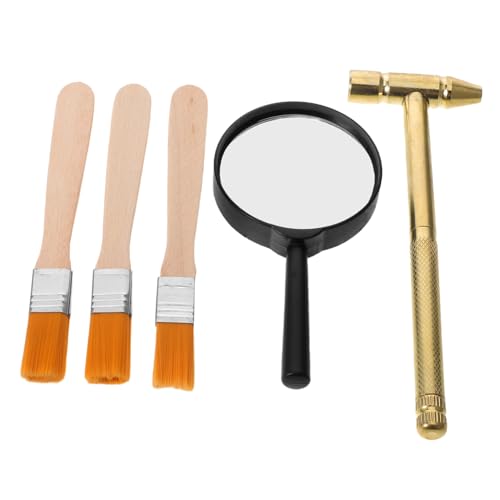 Supvox Archäologie Ausgrabungsset für Hammer Pinsel Meißel und Lupe Robustes Teiliges Fossilien Entdeckungsset für Spielerisches Lernen und Stem Bildung Supvox Archäologie Ausgrabungsset für Hammer Pinsel Meißel und Lupe Robustes Teiliges Fossilien Entdeckungsset für Spielerisches Lernen und Stem Bildung von Supvox