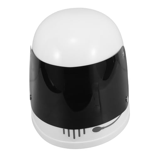 Supvox Astronautenhelm Verstellbarer Kunststoffhelm Für Rollenspiele Halloween Und Cosplay Zubehör Weißes Astronauten Accessoire Für Jungen von Supvox