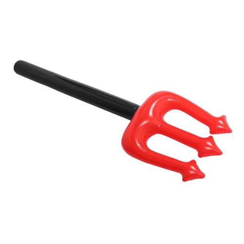 Supvox Aufblasbare Teufelsgabel für Halloween PVC Party Accessoire Leicht und Tragbar für Rollenspiele und Kostüme Sicheres Material für Unbesorgtes von Supvox