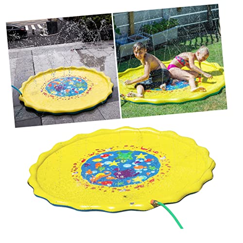 Supvox Aufblasbare Wasserspray Spielmatte Für Spritzspielmatte Für Garten Pool Und Strand Spaß Für Ganze Familie von Supvox