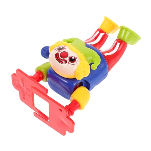 Supvox Tanzender Clown-aufziehspielzeug Halloween-actionfigur Für Junge Mädchen Aufzieh-Clown-Puppe Mit Saltofunktion Partydeko Und Geschenkidee Zum Nachfüllen von Supvox