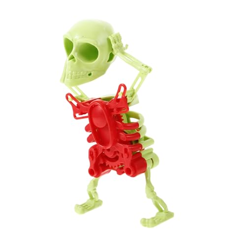 Supvox Aufziehbares Tanzendes Skelett Aus Flexibles Dekompressionsspielzeug Für Halloween Party Und Gedrucktes Mit Langanhaltendem Spaß Supvox Aufziehbares Tanzendes Skelett Aus Flexibles Dekompressionsspielzeug Für Halloween Party Und Gedrucktes Mit Langanhaltendem Spaß von Supvox