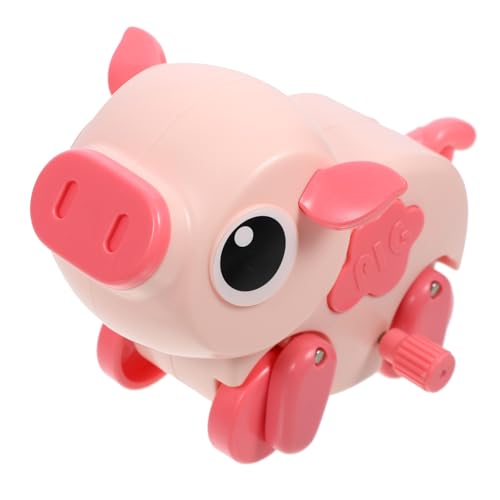 Supvox Aufziehspielzeug Schwein aus Robustem Kunststoff Langlebig und Formbeständig Lustiges Wind Up Tier für Kindergeburtstag Partygeschenk Batteriefrei Einfach zu Bedienen Ab Jahre von Supvox