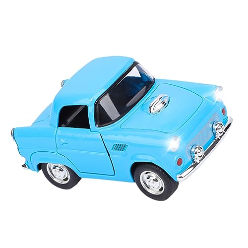 Supvox Automodell zurückziehen Bildungsspielzeug lustiges Fahrzeugspielzeug Kinderspielzeug Fahrzeugmodell Entzückendes Autospielzeug Spielzeugauto zum Zurückziehen Legierung Blue von Supvox