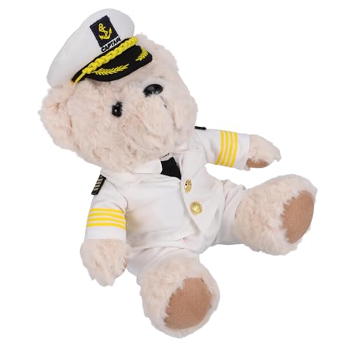 Supvox Bär Plüschpuppe Plüschbär Bär Puppe ausgestopfte Bärenpuppe Kuscheltiere für Teenager Plüsch gefüllte Bärenpuppe Bär Puppe Stofftier Bär gefüllt PP Baumwolle Beige von Supvox