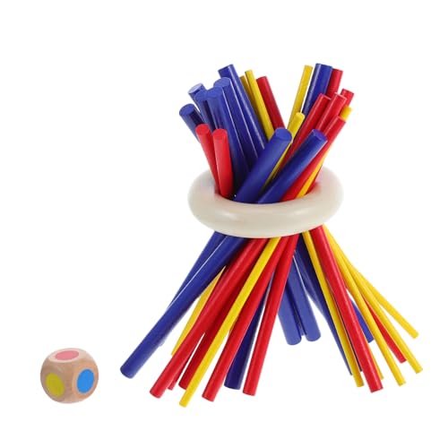 Supvox Balance Holzstäbe Spielset Buntes Pickup Sticks Partyspiel Fördert Koordination und Geduld Leicht Tragbar für Familie Drinnen und Draußen für Reisen und Treffen Supvox Balance Holzstäbe Spielset Buntes Pickup Sticks Partyspiel Fördert Koordination und Geduld Leicht Tragbar für Familie Drinnen und Draußen für Reisen und Treffen von Supvox